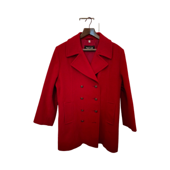 Punainen villakangastakki VINTAGE 