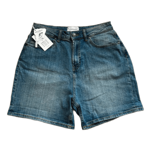 Blue denim shorts
