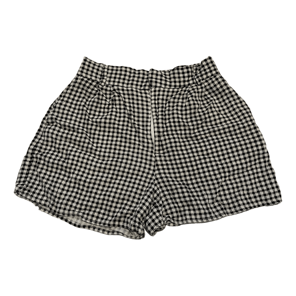 Sort-hvide ternede shorts