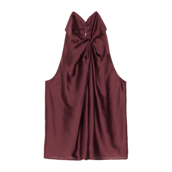 Dark burgundy blouse