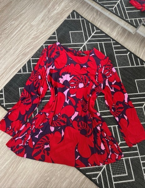 Marimekko floral pattern shirt