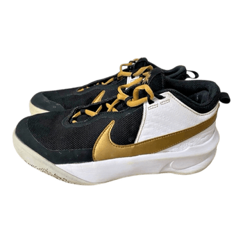 Nike black gold sneakers