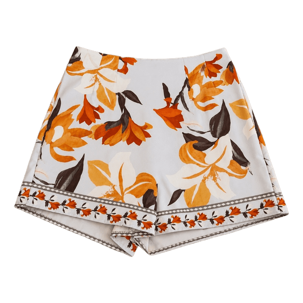 Floral print shorts