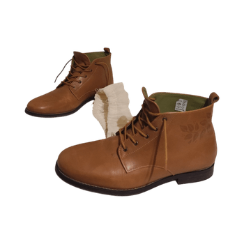 Ruskeat nauhalliset nahkakengät 