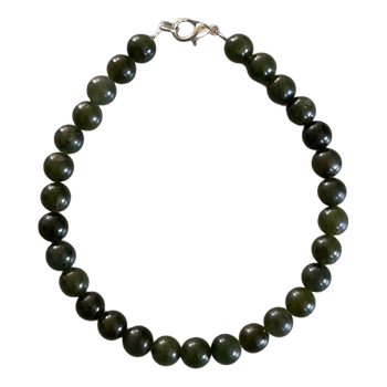 mørkegrøn jade armbånd