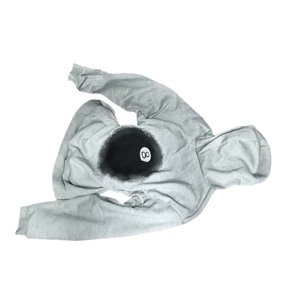 Light grey 8-ball hoodie