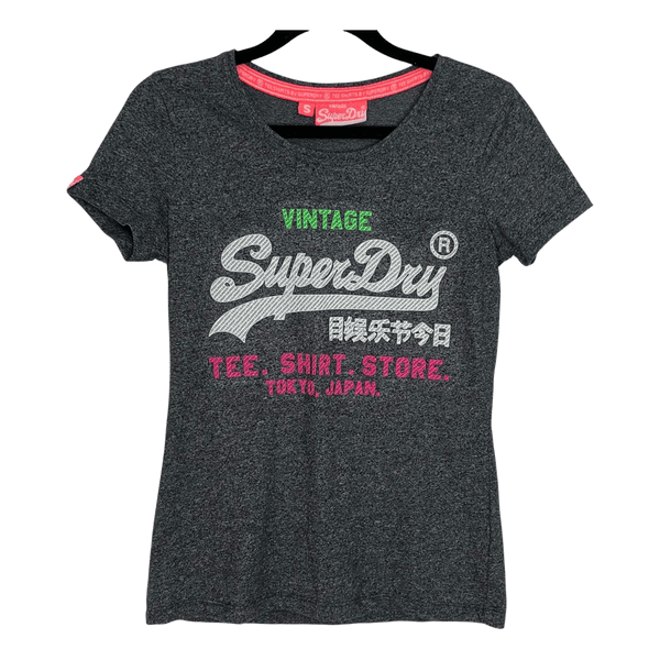 Superdry puuvillainen t-paita harmaa S