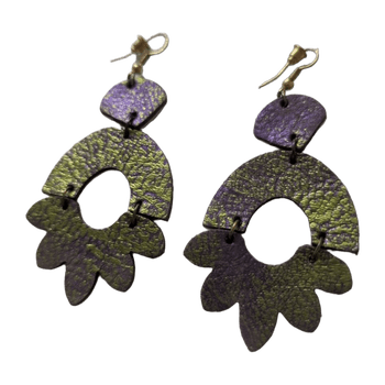 Leather'ART Budapest earrings 