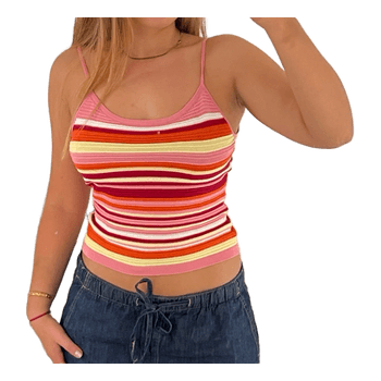 Stribet top
