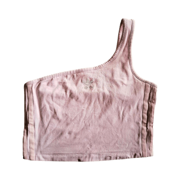 ADIDAS ORIGINALS cotton offshoulder cropped top - new!