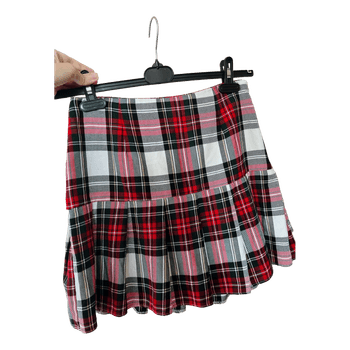 Asos pleated tartan skirt