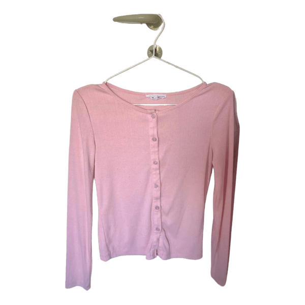 Pink cardigan
