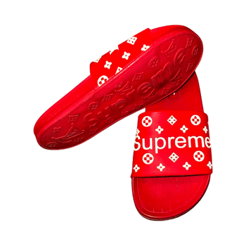 Supreme x LV slippers