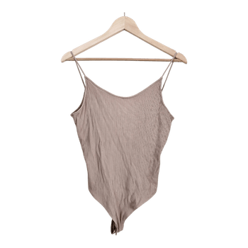 Beige ribbattu body