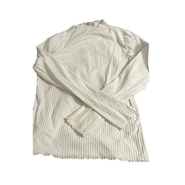 Valkoinen ribbicollegepaita