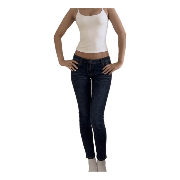 Dark blue skinny jeans