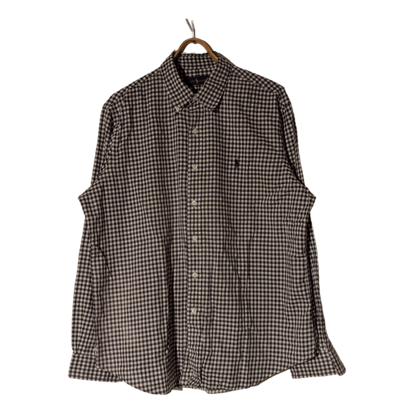 👕 Ralph Lauren Checkered Button-Down Shirt (Size XL)