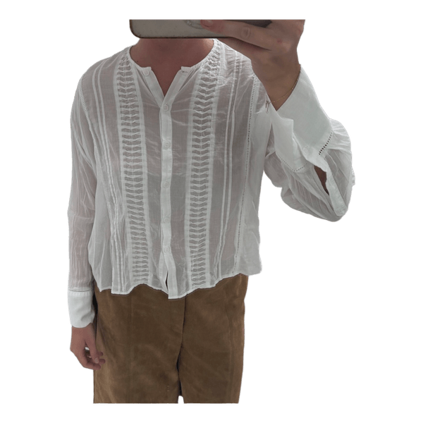 Hvid Zara bluse