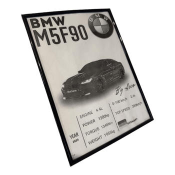 BMW M5 F90 framed print