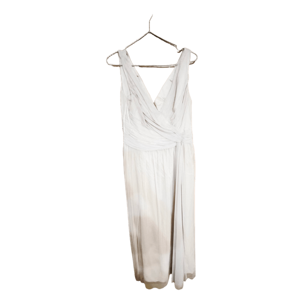 Beige midi dress