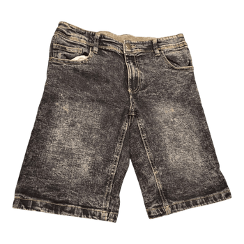 Destination Boys Denim Shorts Size 146 Blue Acid Wash Adjustable Waist Jeans
