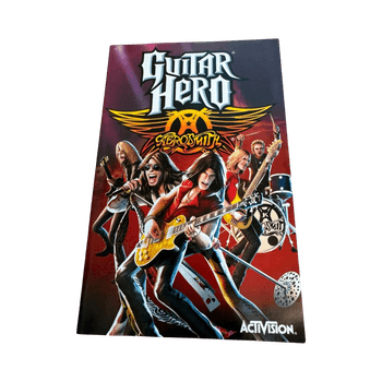 PS2 Guitar Hero Aerosmith ohjekirja SLES-55191