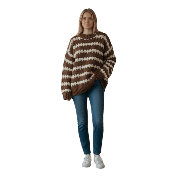 Oversize dydžio šiltas megztinis