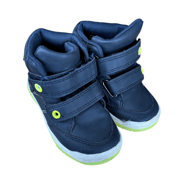Dark grey high-top shoes