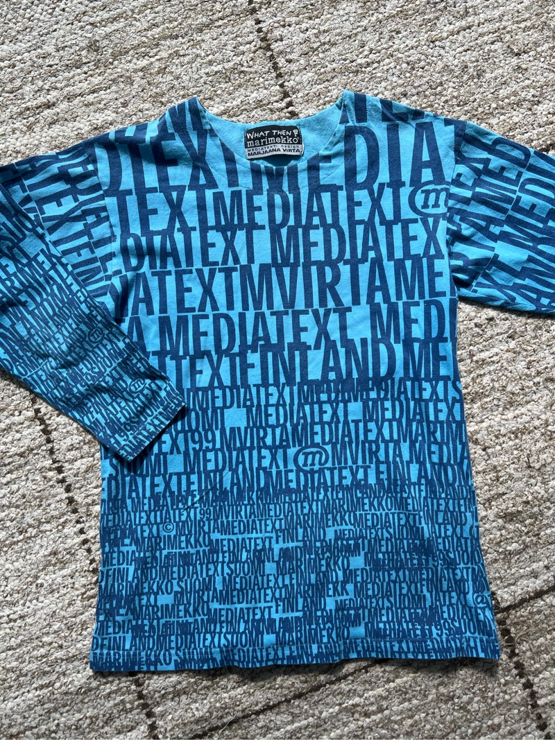 Turkoosi Marimekko paita xs
