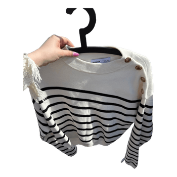 Sweater with stripes