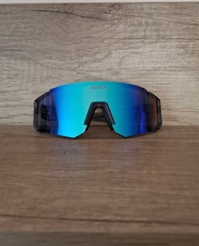 Blue sports sunglasses