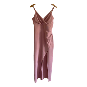 Pink maxi dress