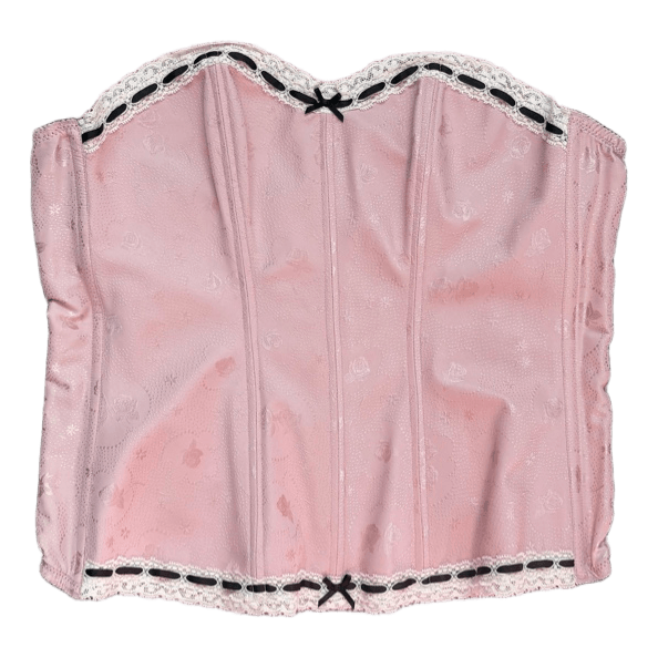 Marks & Spencer lace trim corset top