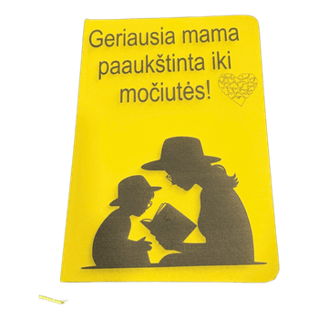 Geltonas užrašų knygelė