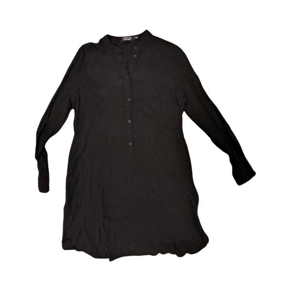 Black button-up tunic