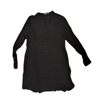 Black button-up tunic