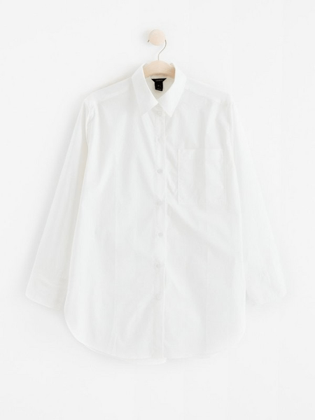 Relaxed cotton blouse