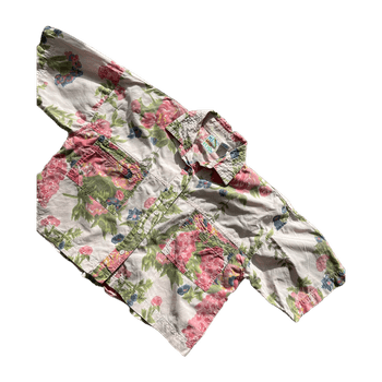 Vintage Oversize kukkapaita S 