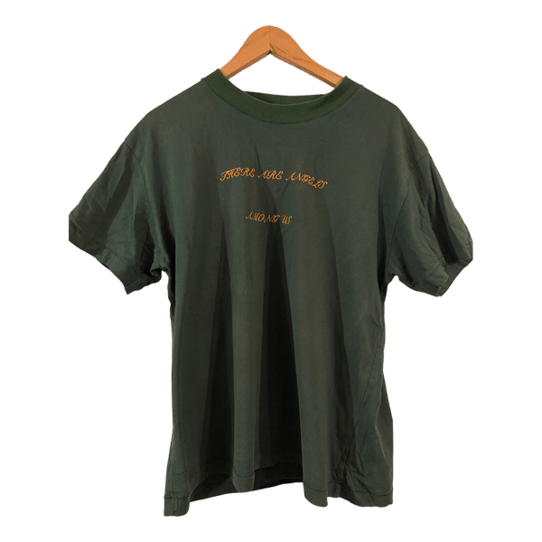 Grøn t-shirt med print, JUNGLES JUNGLES