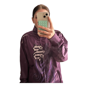 Purple track jacket