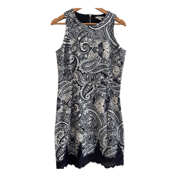 H&M paisley-kuvioinen hihaton mekko