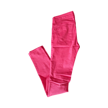 New denim trousers in pink (W26/XS)