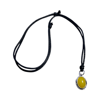 Keltainen riipuskaulakoru