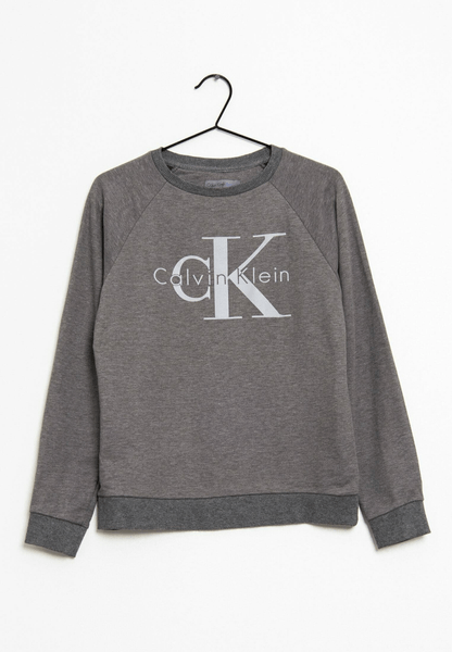 Grey college sweater
