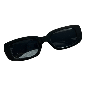 Black rectangle sunglasses