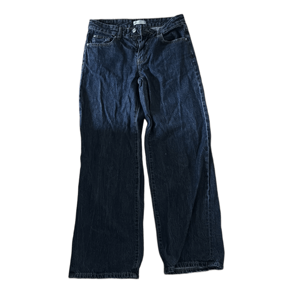 Mørkeblå wide leg jeans