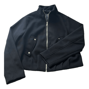 Black zip up jacket