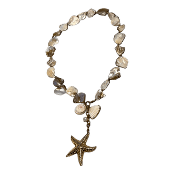 Shell starfish pendant necklace