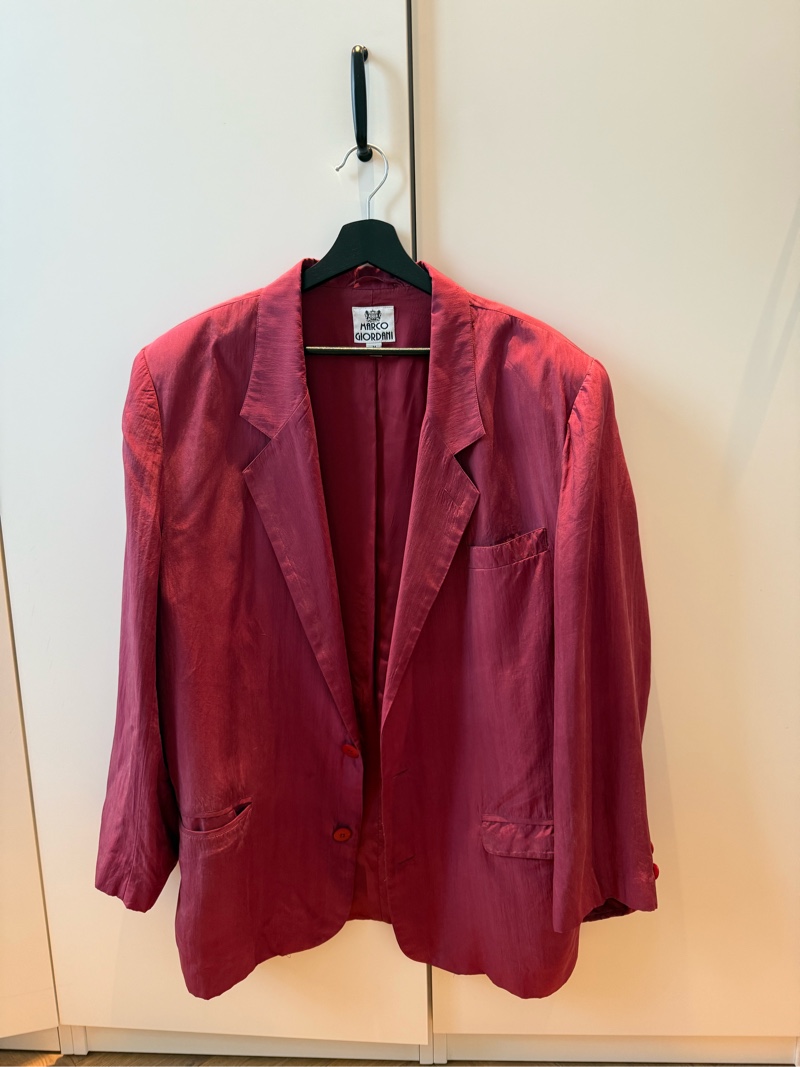 Vintage silkki bleiseri