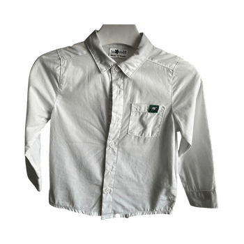 So Cute white long-sleeve shirt